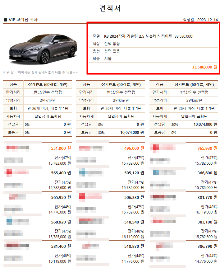 K8 그랜저