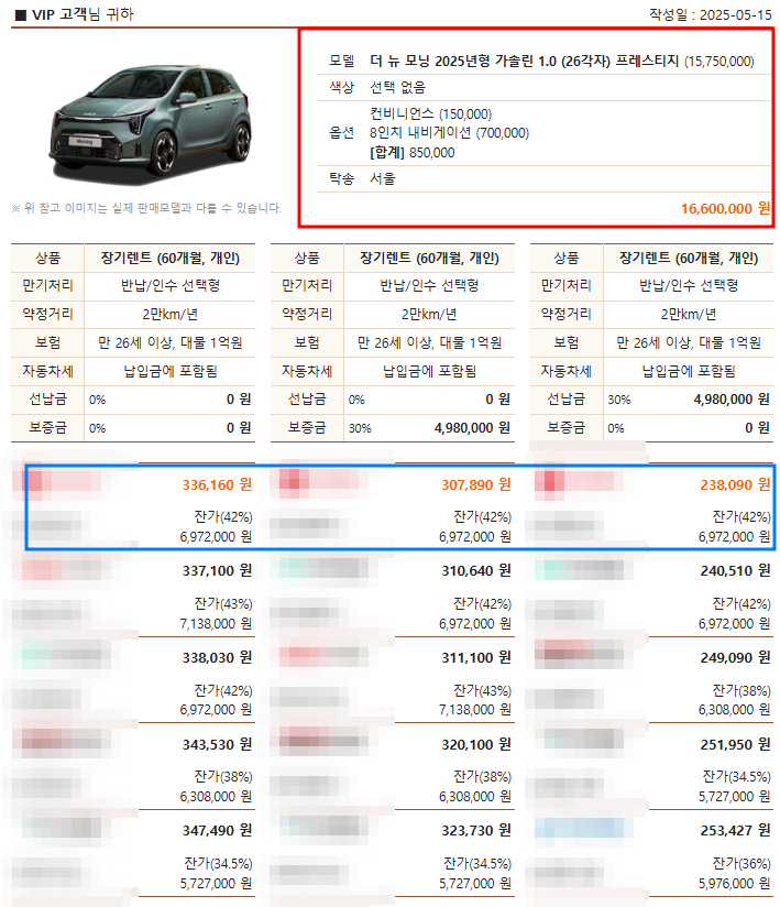 2025 모닝