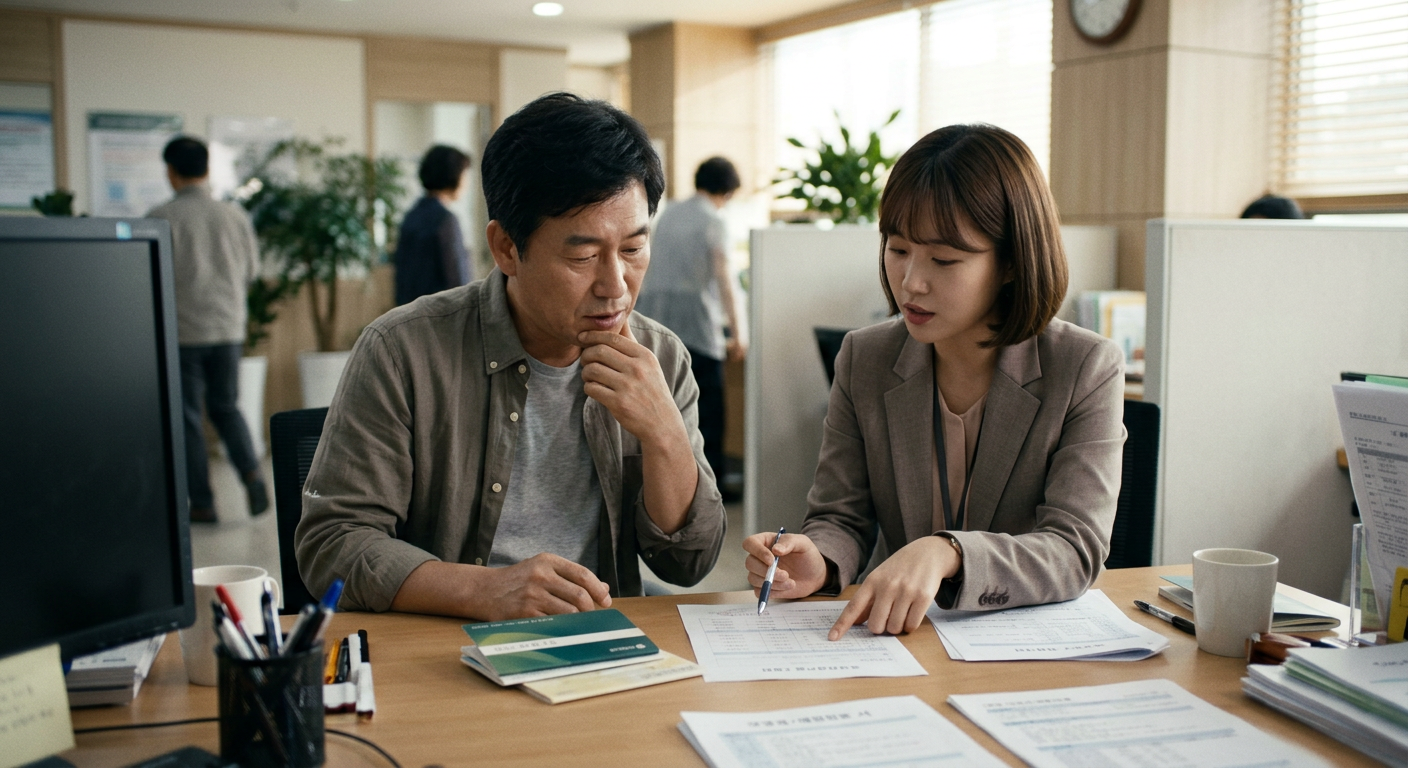 선수금(소멸성 자금)과 보증금(환급성 자금)의 만기 시 자금 흐름 비교 다이어그램
