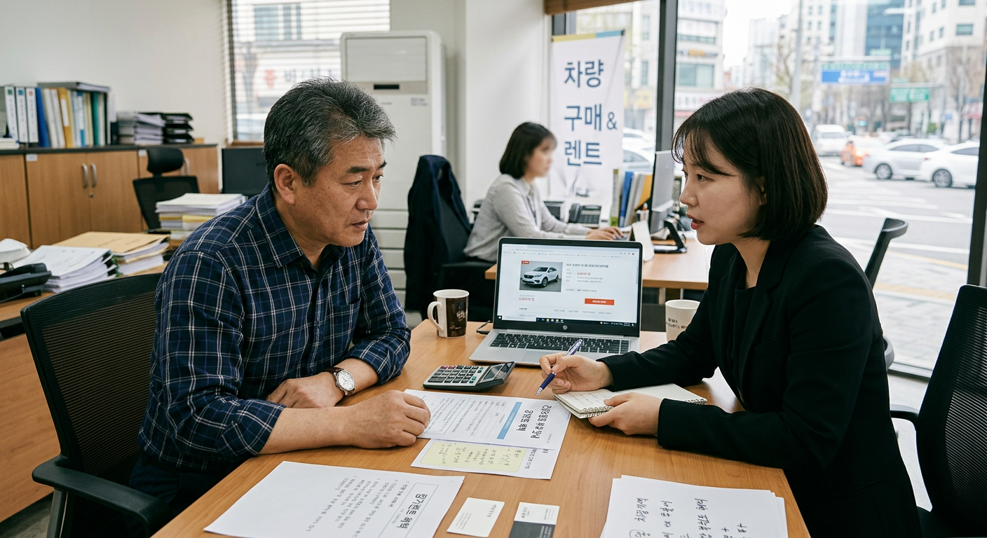 차량가액 4,000만 원 기준 건강보험료 부과 여부 및 장기렌트 이용 시 세제 혜택 유무 비교도
