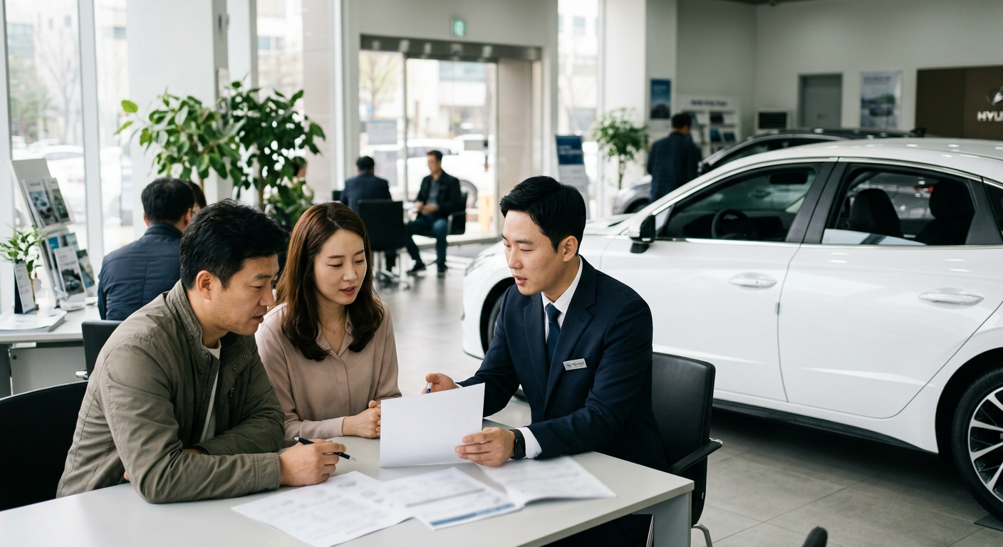 쏘나타 장기렌트 조건별(선납금 30%, 보증금 30%, 무보증) 월 납입금 및 특징 비교표