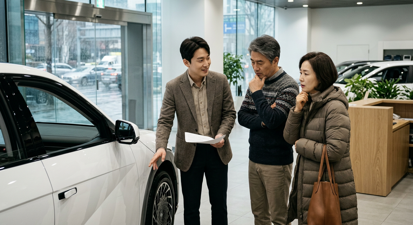 기간별 잔존가치 보존 비율에 따른 장기렌트 만기 시나리오 선택 구조도 쏘나타 장기렌트