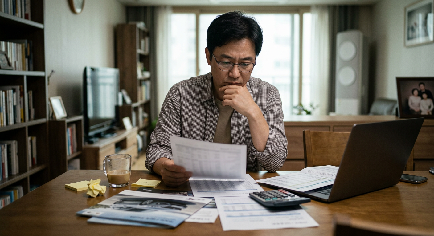 박 과장 사례 기준 직접 구매 vs 장기렌트 60개월 누적 비용 정량 비교