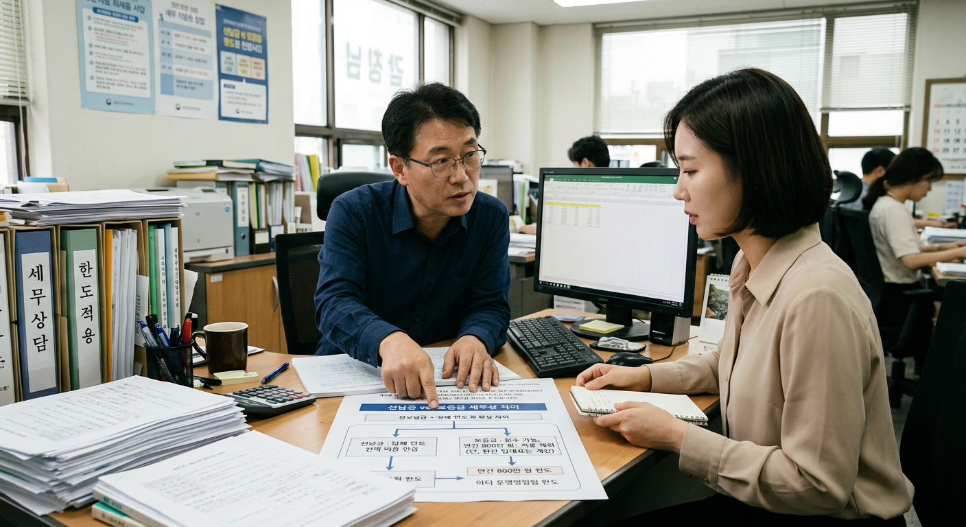 선납금과 보증금의 세무상 차이 및 연간 800만 원 한도 적용 구조