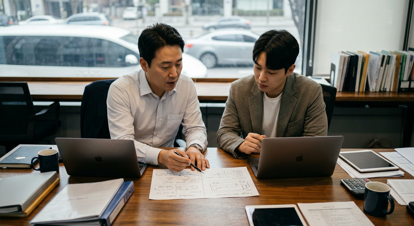 일반 승용차와 스타리아의 부가세 환급 및 경비 처리 한도 비교 분석표