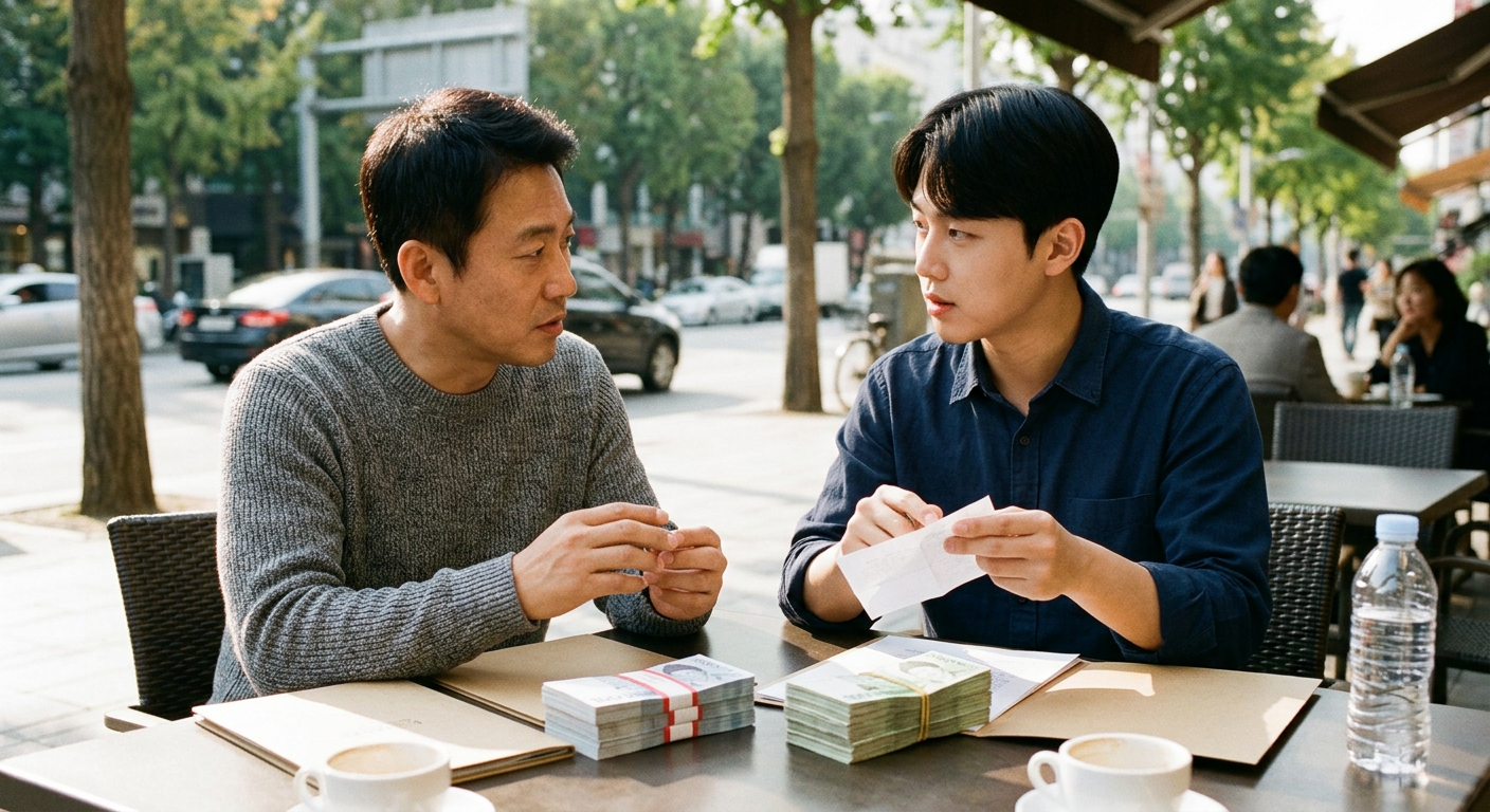 선납금(미리 지불하여 소멸하는 금액)과 보증금(만기 시 전액 반환받는 예치금)의 구조적 차이와 현금 흐름 비교 도식