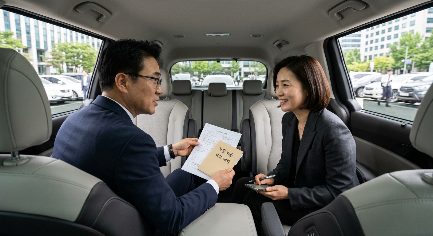 사업자 관점 카니발 9인승 부가세 환급 및 무제한 비용 처리 혜택 요약 도식 팰리세이드 카니발 장기렌트