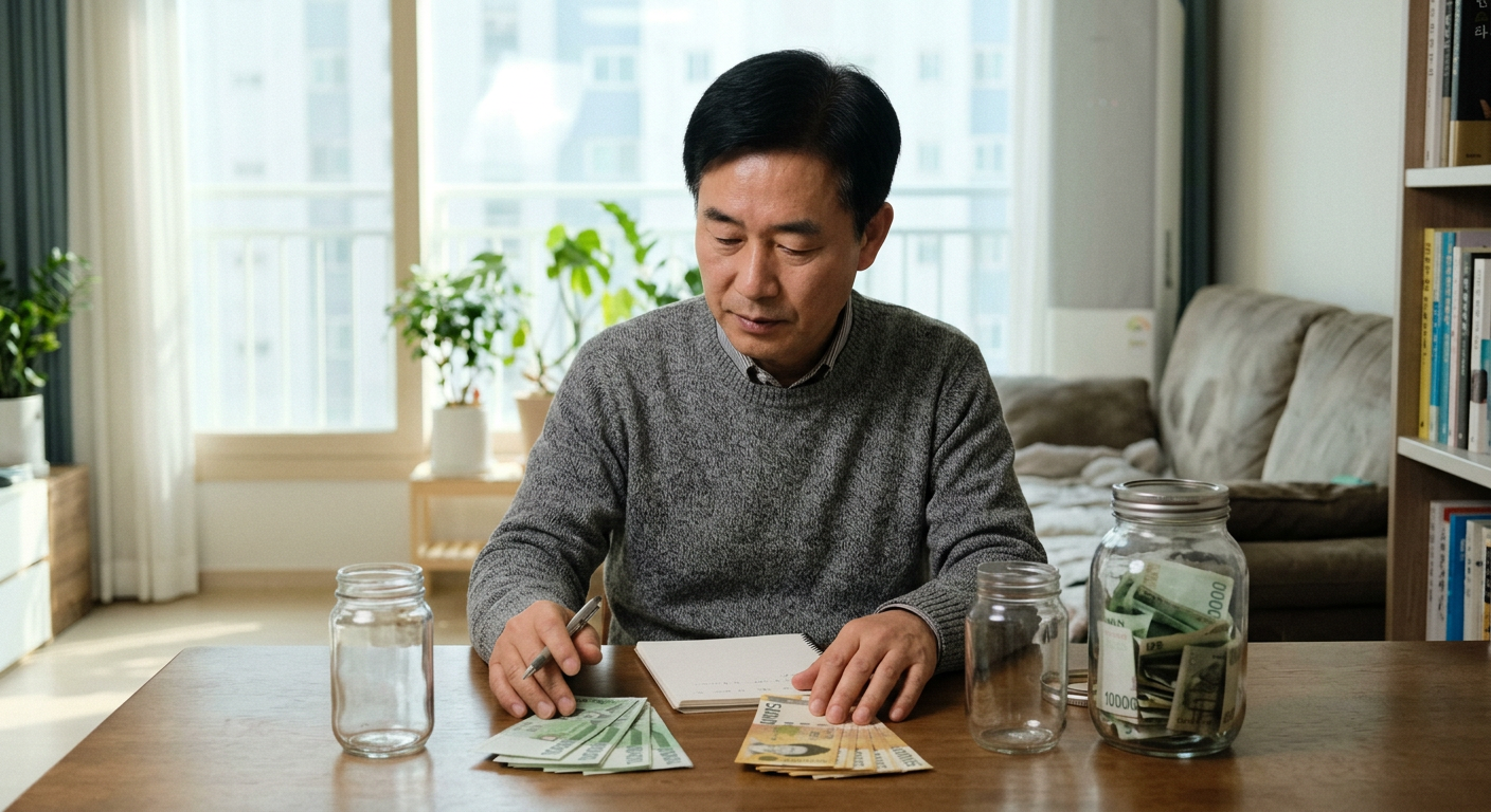 선납금과 보증금의 만기 시 자금 환급 차이 및 인수 총비용 계산 원리 그래프
