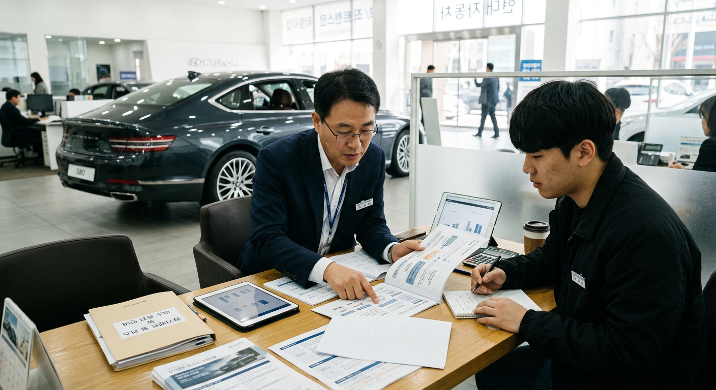 장기렌트와 자동차리스의 만기 시 인수 비용 및 중도해지 위약금 산정 구조도 차나와 견적 비교