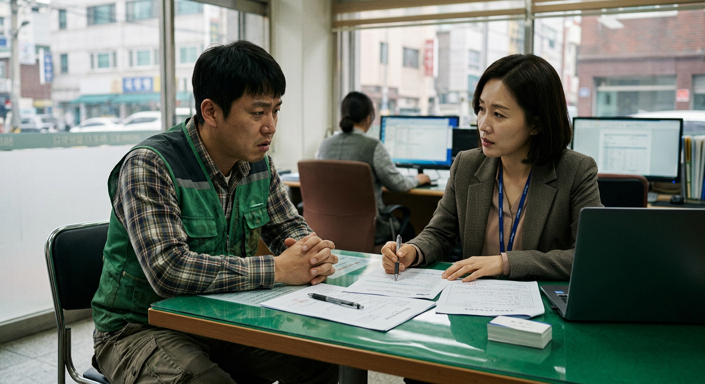 개인용 장기렌트 가입 후 배달 중 사고 발생 시 보상 여부 비교 플로우차트 (면책금 적용 불가 및 대인/대물 배상 구상권 청구 프로세스) 캐스퍼 장기렌트 배달·라이더용,