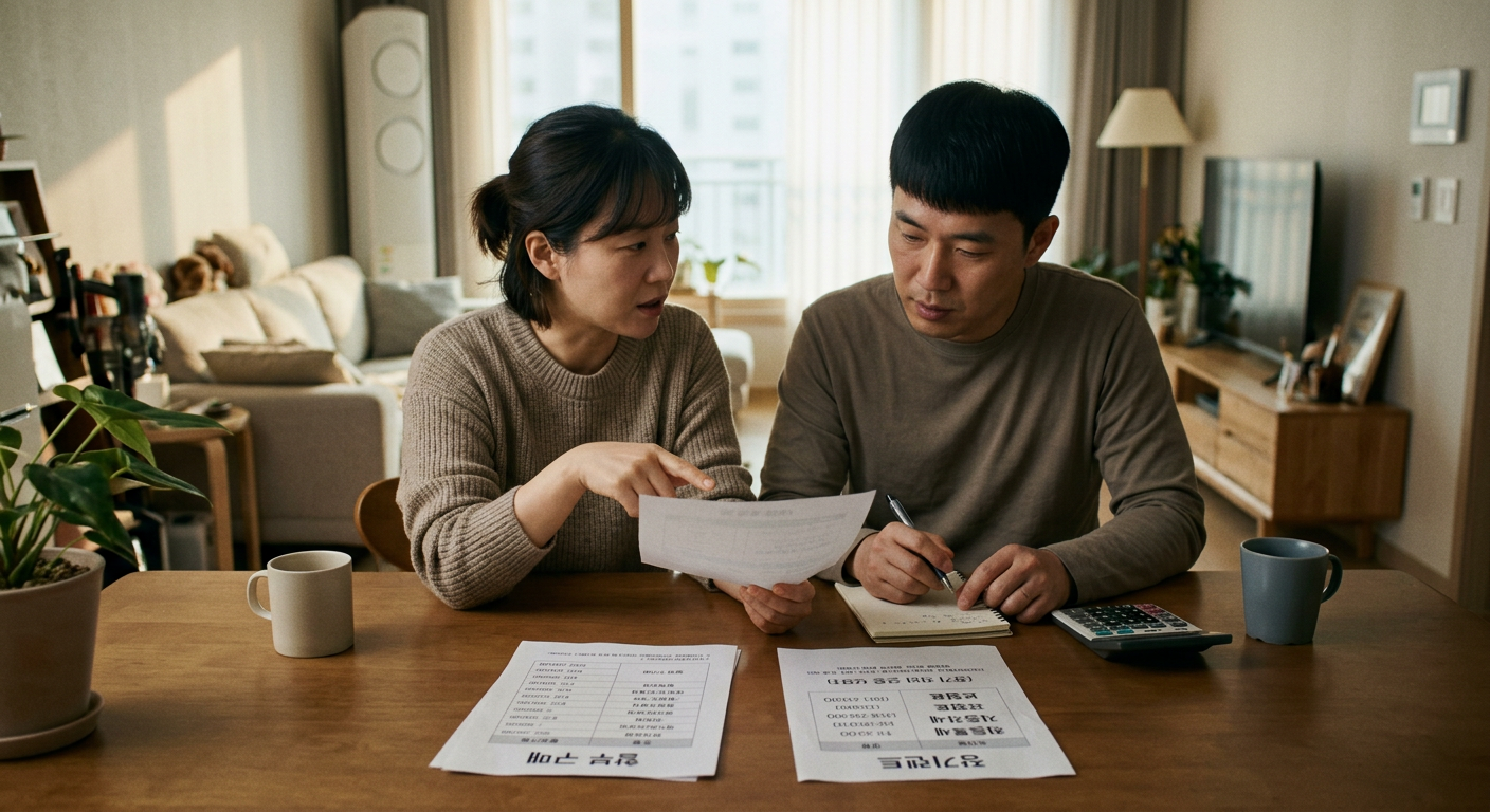 일반 할부 구매와 장기렌트의 월 지출 구조 비교 (취등록세, 자동차세, 보험료 포함 여부 표시)