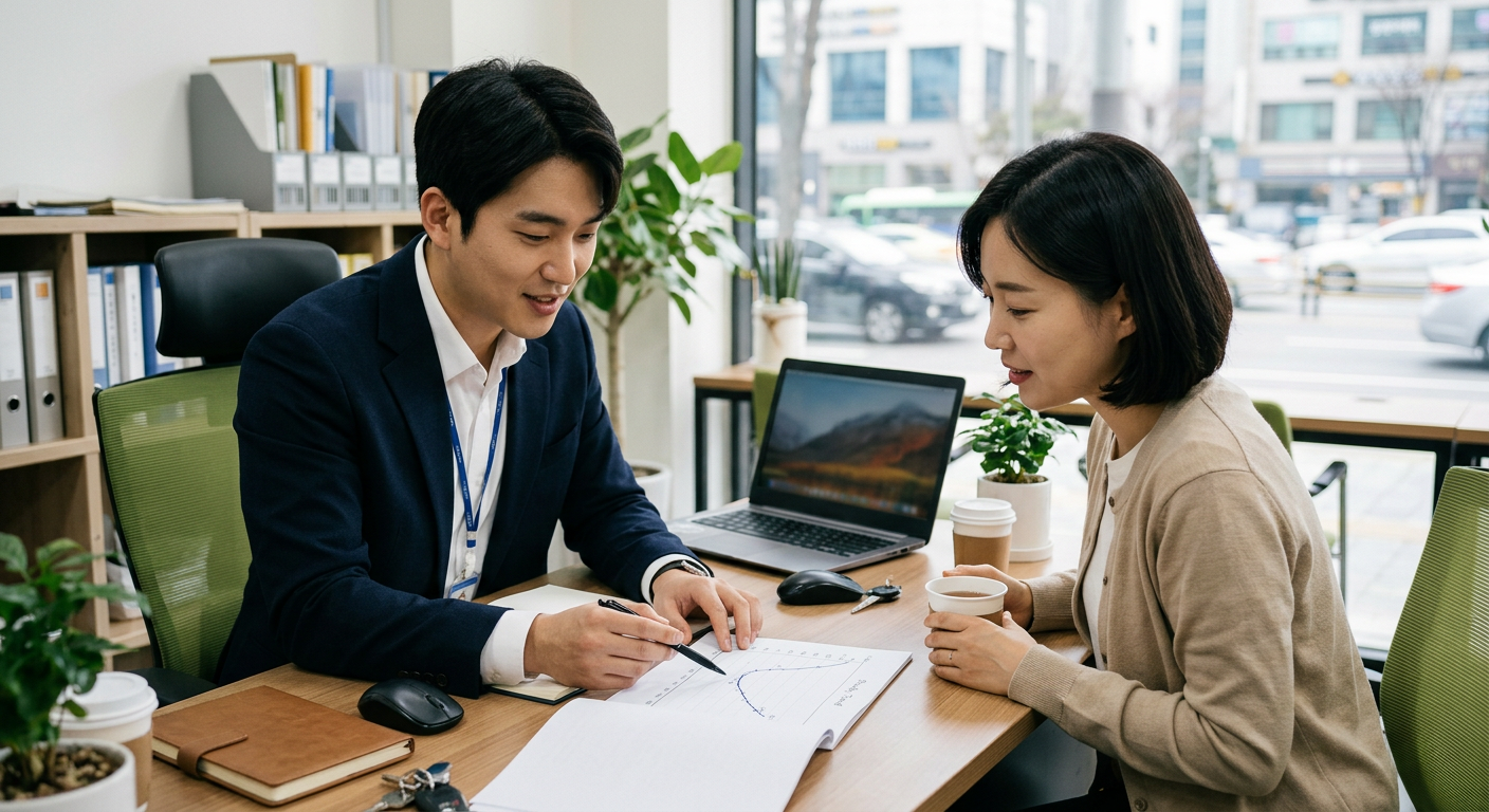 장기렌트 중도 해지 시 잔여 기간별 위약금 발생 추이 그래프